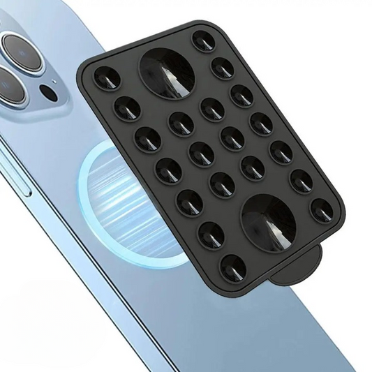 Ventouse Magnétique en Silicone pour Téléphone Portable avec Aimant